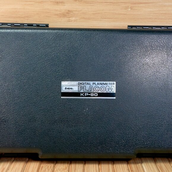 Ordro Placom KP-90 Roller-Type Digital Planimeter, CASE & AC Cord, Made in Japan - Picture 4 of 7